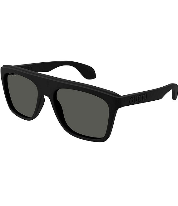 Gucci 57mm sale rectangular sunglasses