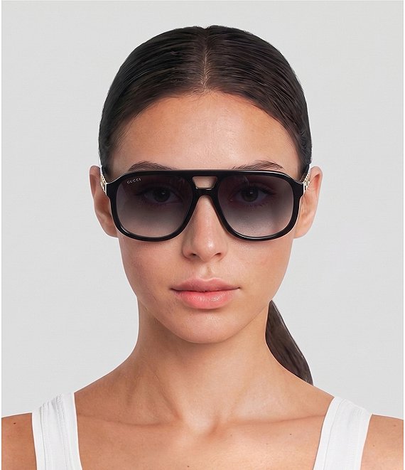 Gucci Unisex Gg1188S 58mm Navigator Sunglasses | Dillard's
