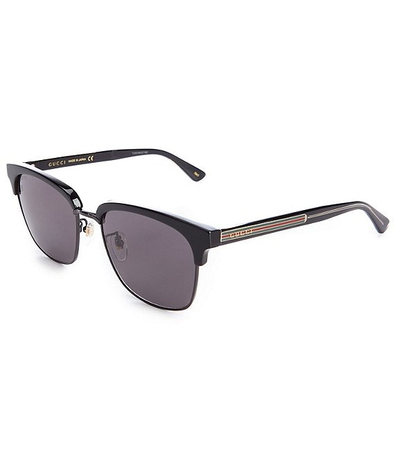 gucci 56mm clubmaster sunglasses