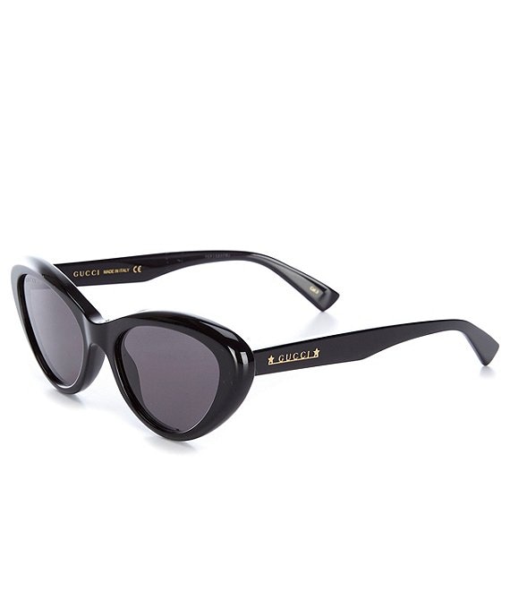 Color:Black - Image 1 - Women's Gg1170s 54mm Cat Eye Sunglasses