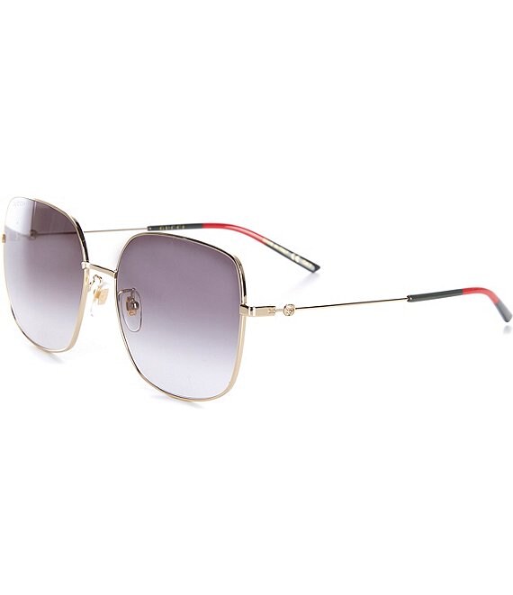 Color:Gold/Grey - Image 1 - Women's Gg1195SK 59mm Butterfly Sunglasses