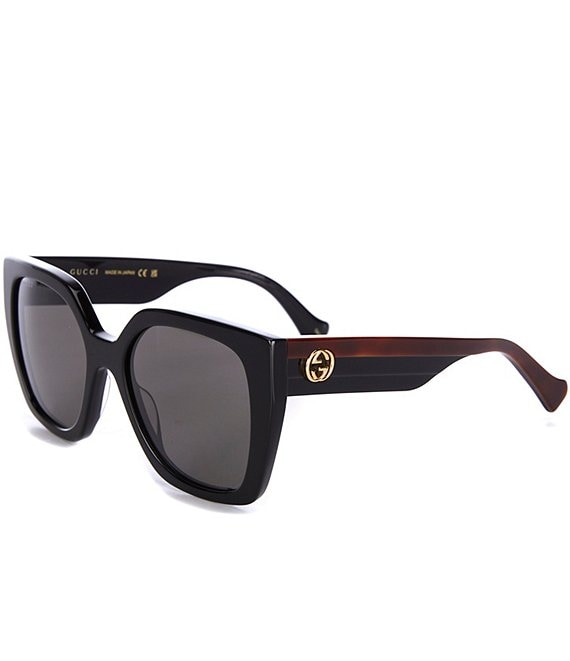 Gucci Grey Square Ladies Sunglasses GG1314S 001 55 889652412061 - Sunglasses  - Jomashop