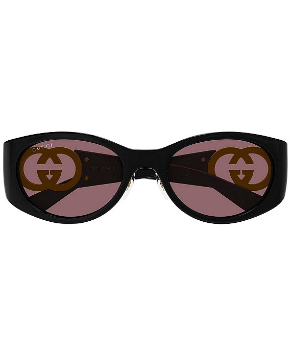 Gucci Women's Hailey Interlocking G 55mm GG2123 Retro Oval