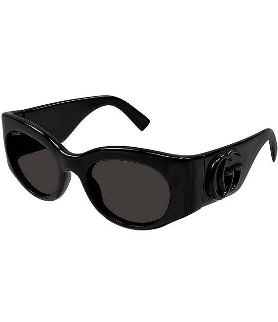 Gucci Women s Marmont Monocolor 53mm Round Sunglasses