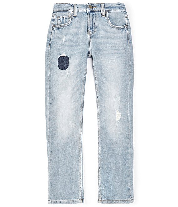 Guess Big Boys 8-18 Distressed Five-Pocket Denim Jeans | Dillard's