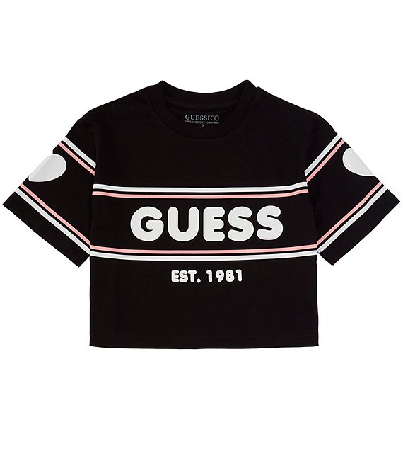 Guess Big Girls 7-6 Short Sleeve Midi Pullover T-Shirt | Dillard's