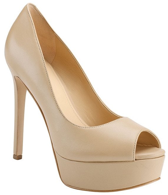 Zara Platform Sandal Heels Open Toe Beige GoGo | Platform sandals heels,  Platform sandals, Shoes