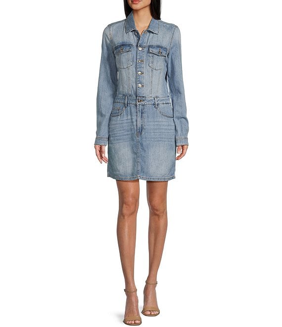 Dillards denim dress best sale