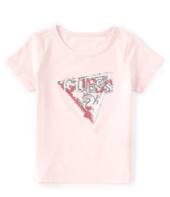Guess Little Girls 2T-7 Short Sleeve High-Low T-shirt | Dillard's