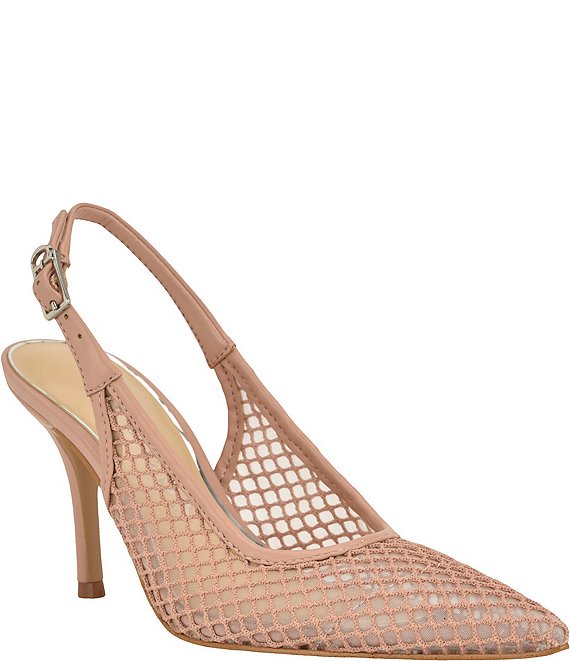 Guess Pandy Mesh Slingback Pumps