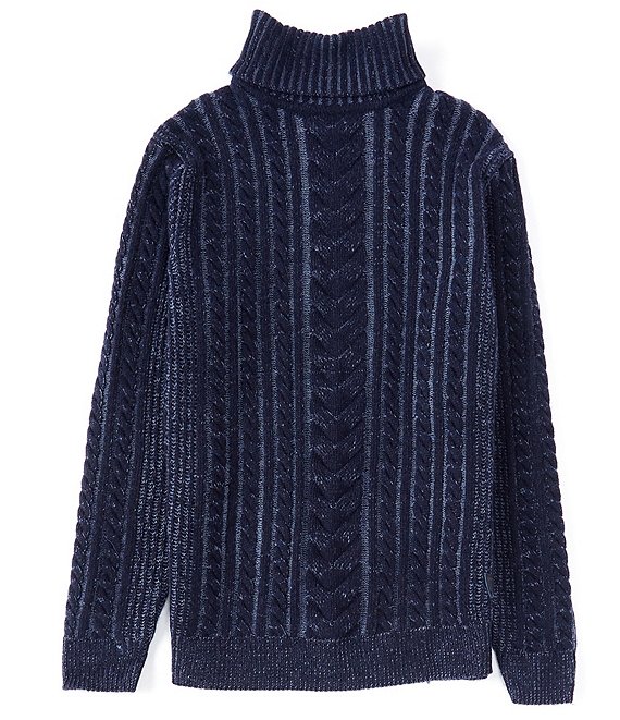 Guess Phil Bicolor Cable Sweater | Dillard's