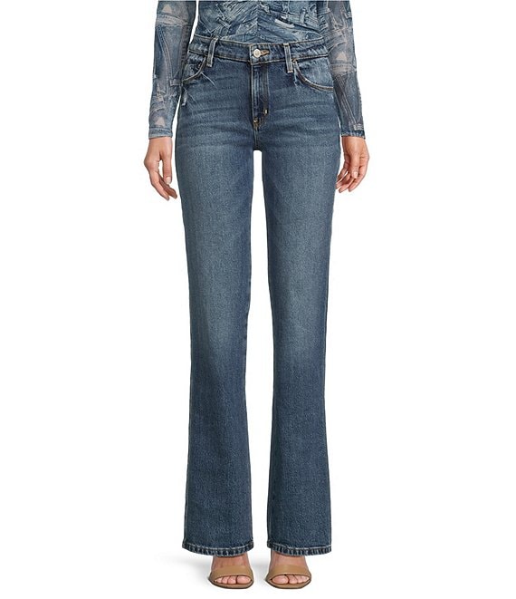 Guess Sexy Mid Rise Straight Jeans | Dillard's