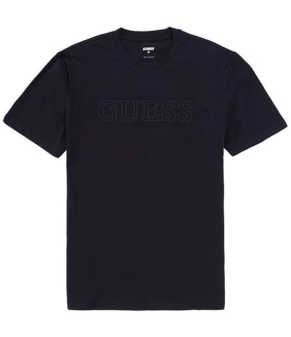 GUESS Eco Short Sleeve – Maglietta Uomo A Maniche Corte Con Classico Logo, Cotone Biologico
