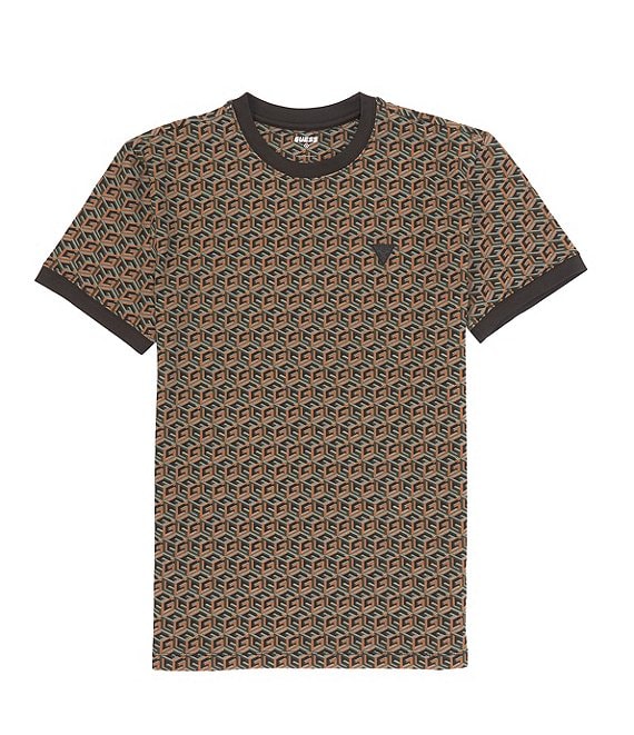 Guess Short-Sleeve Colin Macro G Cube T-Shirt | Dillard's