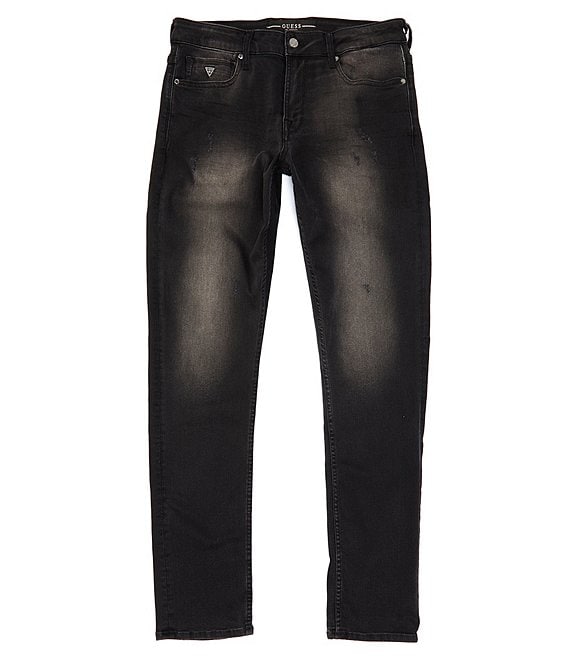 Color:Idaho - Image 1 - Slim-Fit Tapered-Leg Jeans