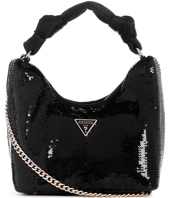 Tan Natalya Mini Hobo Shoulder Bag | GUESS Women's Handbags