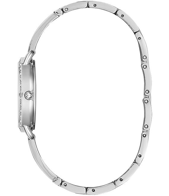 NWT Guess Silver Tone Rhinestone Bangle Watch with Pouch il_fullxfull.2307531673_ptm2.jpg main image 4
