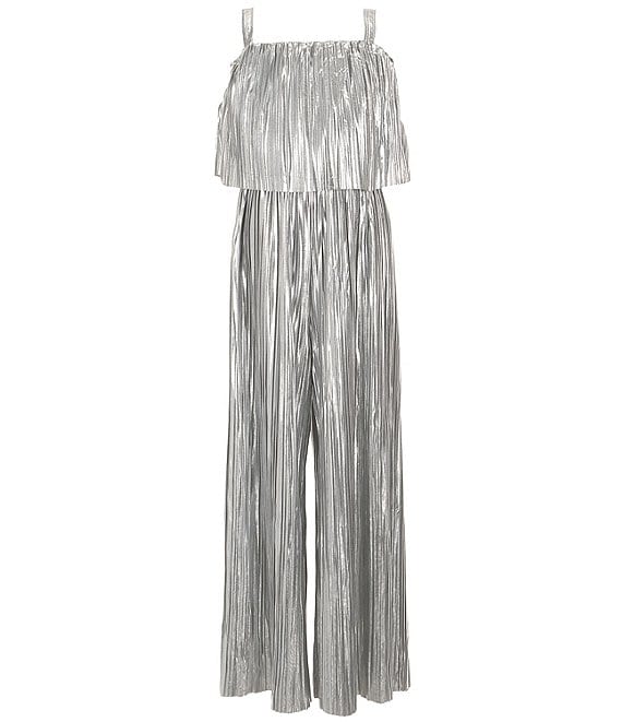 Metallic knit jumpsuit on sale