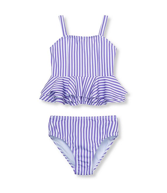 Habitual Little Girls 2T 6 Fem Fem With Ruffles 2 Piece Swimwear Dillard s