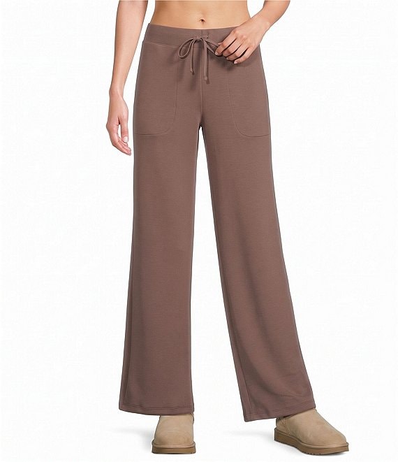 Half Moon By Modern Movement Scuba Knit Drawstring Tie Coordinating Lounge Pants