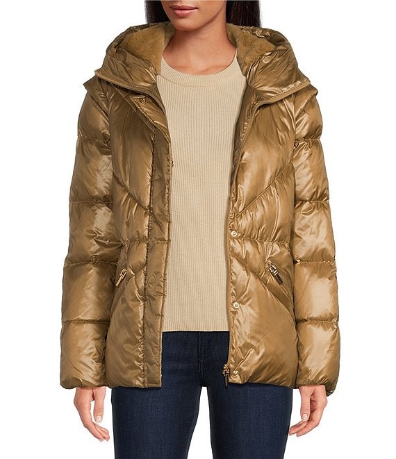 Halston Insulated Hooded Puffer Jacket