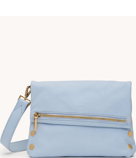 Hammitt Foldover VIP Medium Crossbody Hazy Blue
