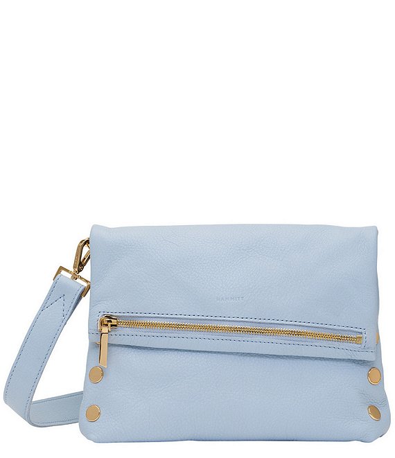 Hammitt Foldover VIP Medium Crossbody Hazy Blue