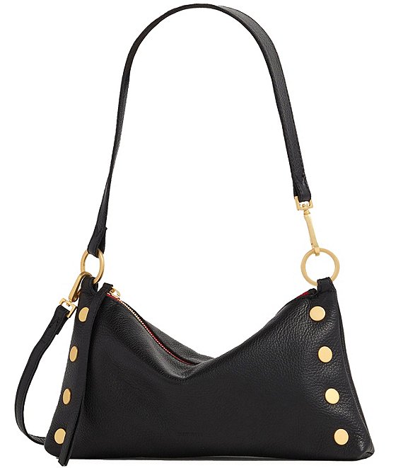 Hammitt Kyle Small Leather Gold Hardware Convertible Wristlet Shoulder Bag