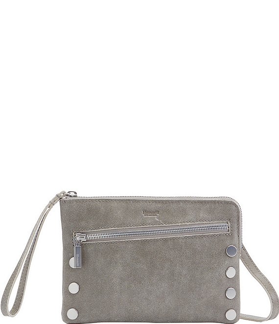 Hammitt Nash Small Convertible Suede Top Zip Rivet Crossbody Bag ...