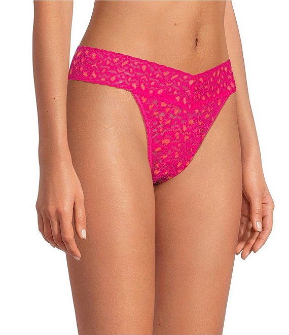 Color:Siesta - Image 1 - Cross Dyed Leopard Original Rise Thong