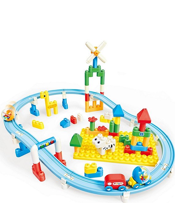 Hape Dual Track Building Set