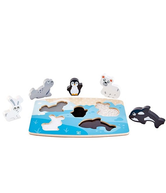 Hape Polar Animal Tactile Puzzle Toy