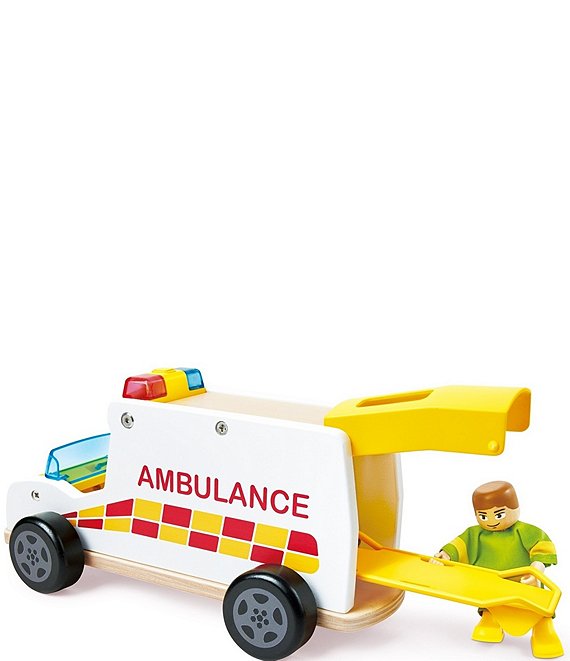 Hape Rapid Response Toy Ambulance