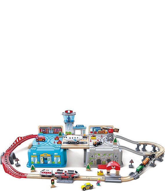 Hape Super Cityscape Transport Bucket Set