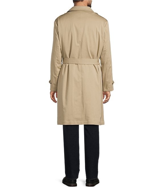 Hart Schaffner Marx Bridgeport Solid Trench Coat | Dillard's