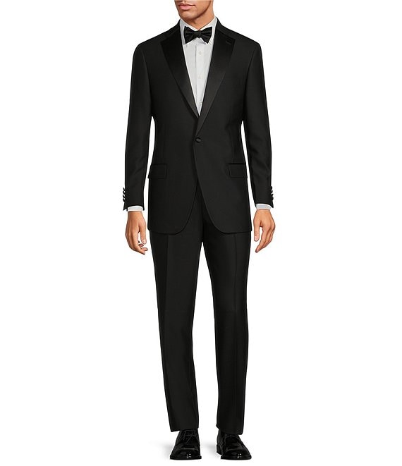 Hart Schaffner Marx Chicago Classic Fit Flat Front 2-Piece Tuxedo Suit ...