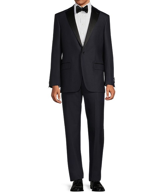 Color:Navy - Image 1 - Chicago Classic Fit Flat Front 2-Piece Tuxedo
