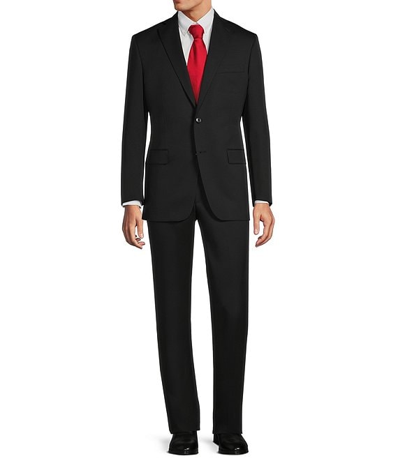 Hart Schaffner Marx Classic Fit Flat Front 2-Piece Suit | Dillard's