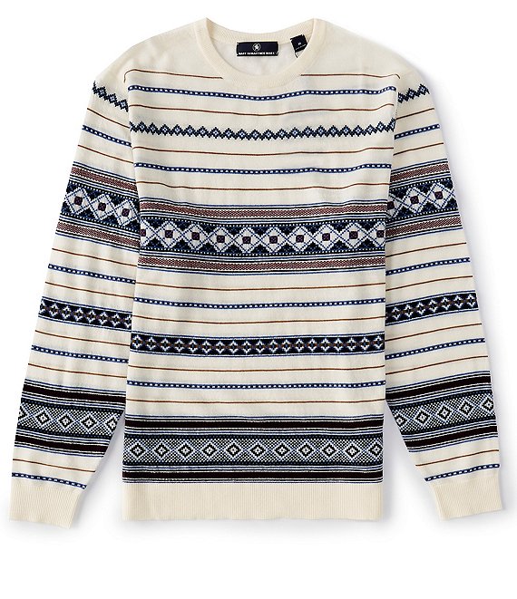 Hart Schaffner Marx Fair Isle Crewneck Sweater | Dillard's