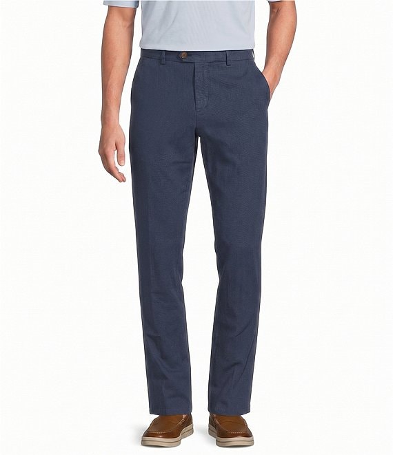 Hart Schaffner Marx Flat Front Garment Dyed Chino Pants