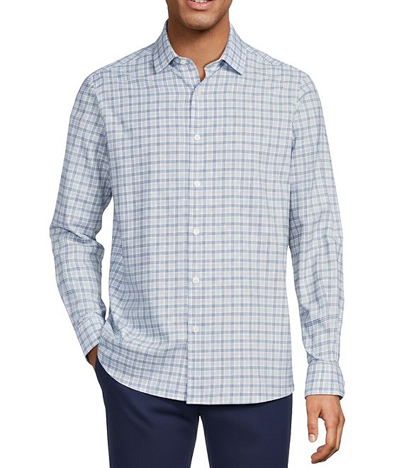 Hart Schaffner Marx Luxury Performance Multi Check Woven Sport Shirt