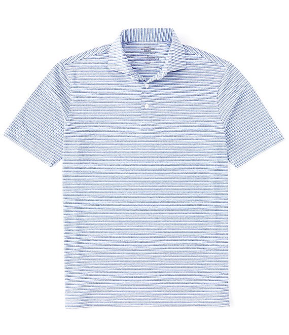 Hart Schaffner Marx Luxury Performance Stripe Polo | Dillard's