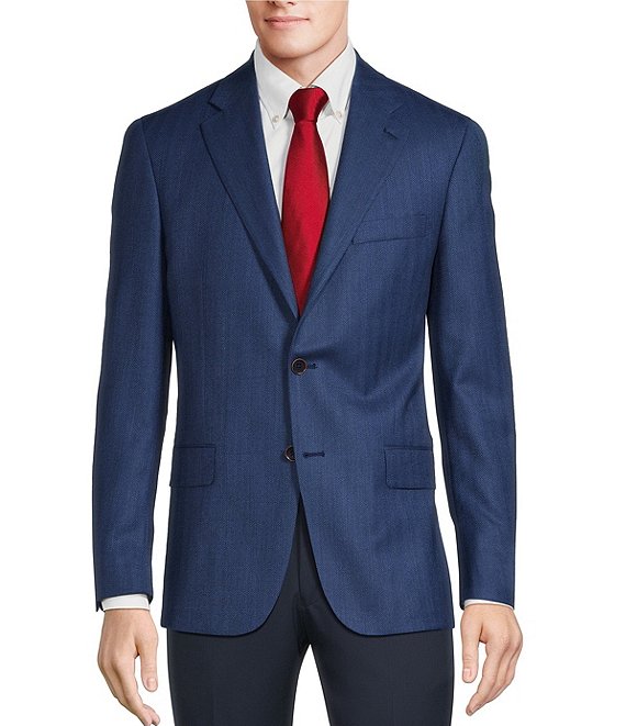 Hart Schaffner Marx New York Modern Fit Herringbone Sport Coat | Dillard's