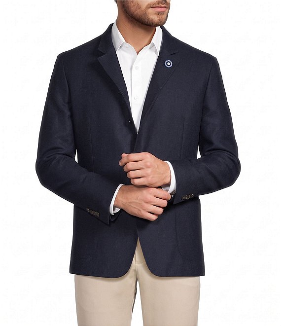 Hart Schaffner Marx New York Modern Fit Solid Wool Sport Coat