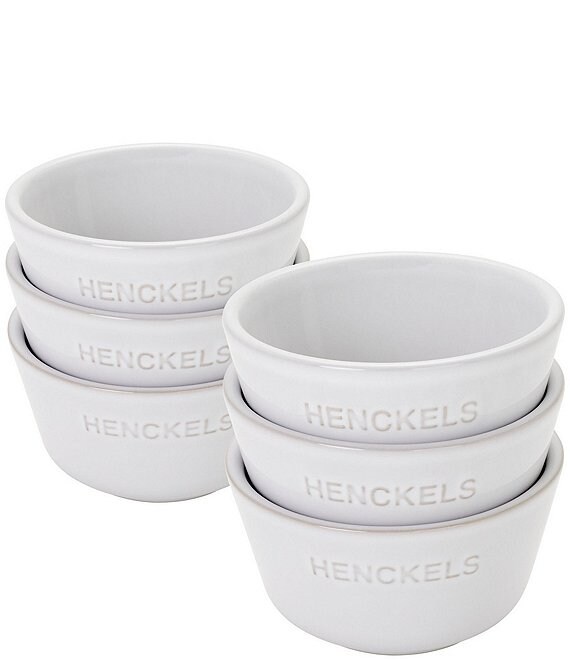 Henckels Ceramic Round Ramekins, Set of 6