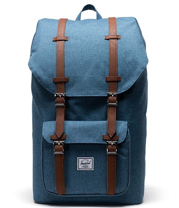 Herschel Supply Co. Copen Blue Crosshatch Little America Backpack ...