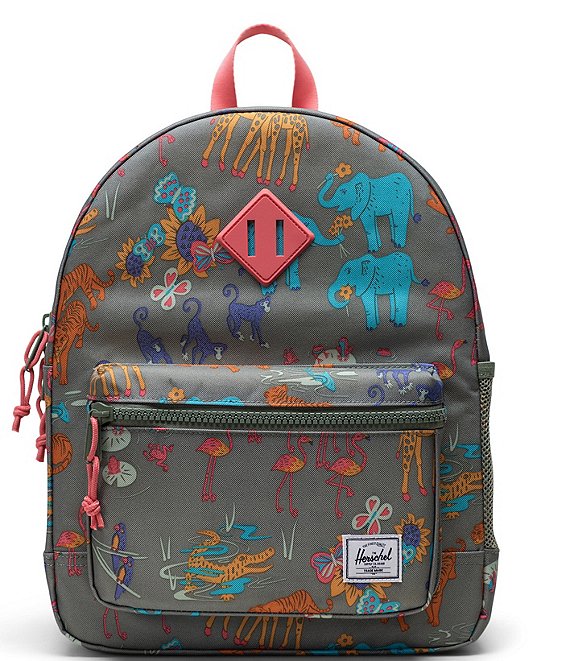 Color:Counting Creatures Sea Spray - Image 1 - Creatures Sea Spray Printed Heritage™ Eco Kids Backpack