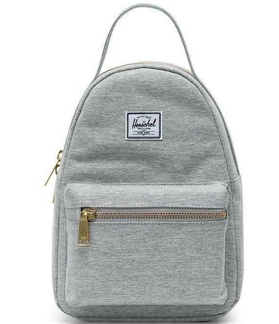 Color:Light Gray Crosshatch - Image 1 - Nova Crosshatch Mini Zip Backpack