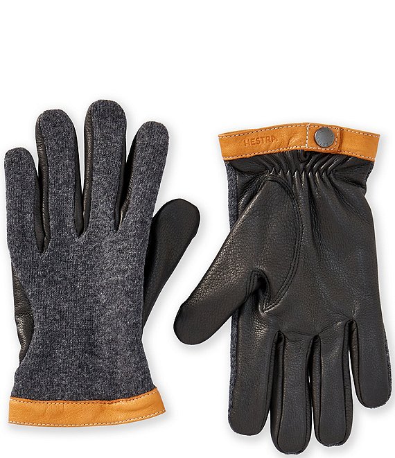 Hestra Deerskin Wool Tricot Gloves