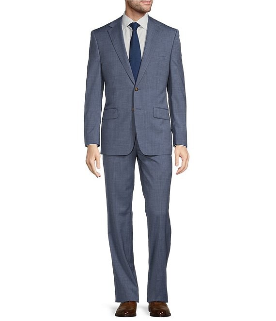 Hickey Freeman Classic Fit Flat Front Fancy Pattern 2-Piece Suit ...